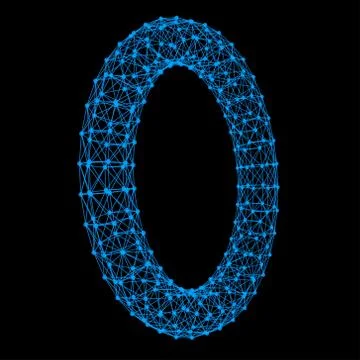 Wireframe ring. Cloud computing and global network connection lines and spher イラスト素材