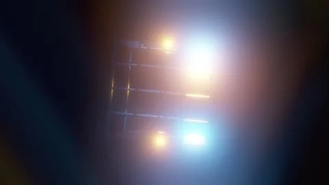 Wireframe sci fi cube Illustrazione stock