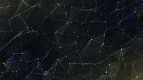 Wireframe Seamless Loop with Connecting Lines Stock Footage 345625465