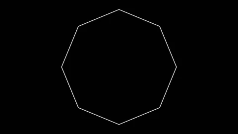 Wireframe Shape Loop 1080 Stock Footage 200799048