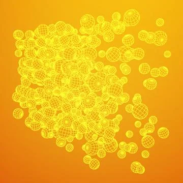 Wireframe Sphere Mesh Flow 스톡 일러스트