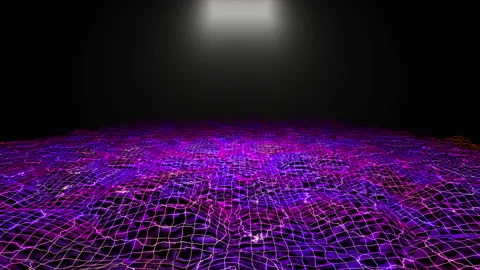 Wireframe Terrain Background Loop Stock-Footage 194034776