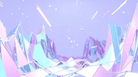 Wireframe terrain Stock Footage 246922618