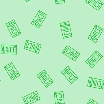 Wireframe ux ui design line seamless pattern 스톡 일러스트