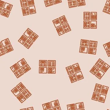 Wireframe ux ui design line vector seamless pattern イラスト素材
