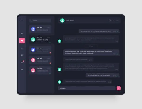 Wireframes screens. Dashboard UI and UX Kit design. Illustrazione stock