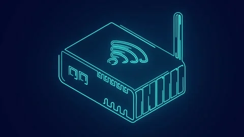 Wireless 5G internet connectivity with wifi router and high speed internet Stock-Footage 241162408