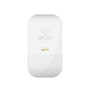 Wireless access point concept by Have not antenna Stock Illustration