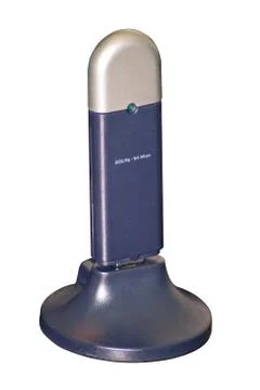 Wireless Adapter For A Lap-Top Computer Foto stock