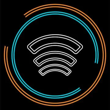 Wireless and wifi icons. Wireless Network Stock Illustration