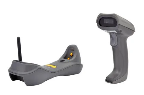 Wireless bar code reader Foto stock