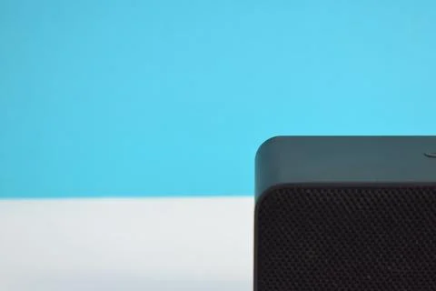 Wireless black Speaker box Stock Photos