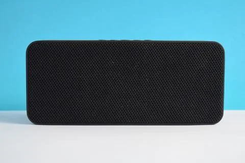 Wireless black Speaker box Stock Photos