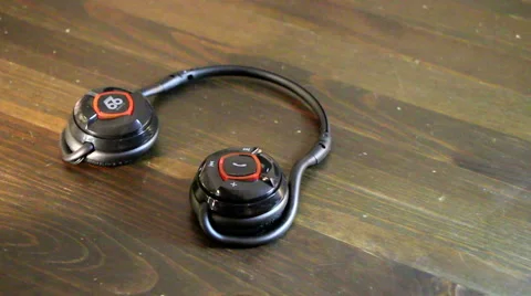 Wireless BlueTooth Headphones Stock Footage 47278296