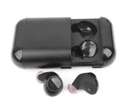 Wireless bluetooth headphones Foto stock