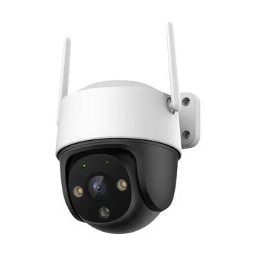Wireless cctv camera white background Stock Photos