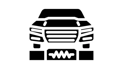Wireless charging electric glyph icon animation Stock Footage 326743065