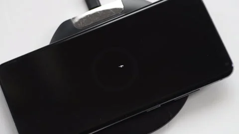 Wireless charging. Stock Footage 345986988
