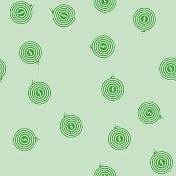 Wireless charging glyph vector seamless pattern Illustrazione stock