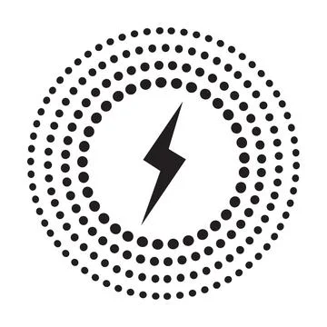 Wireless charging icon vector artificial Intelligence collection for your web Stockillustratie