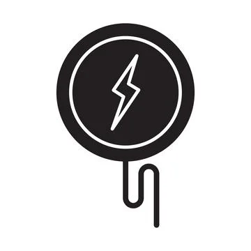 Wireless charging icon vector artificial Intelligence collection for your web Stock-Illustration