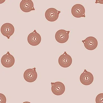 Wireless charging line vector seamless pattern Stock Illustration