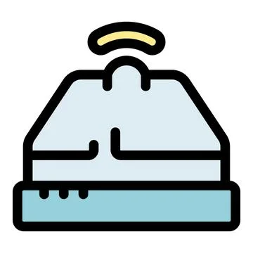 Wireless charging pad providing convenient power supply for electronic device Ilustración de archivo