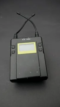Wireless Clip On Microphone Receiver Foto stock