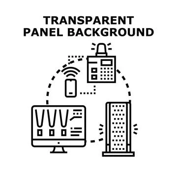 Wireless communication network connecting data control panels イラスト素材