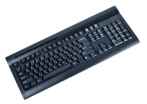 Wireless computer keyboard Stock Photos
