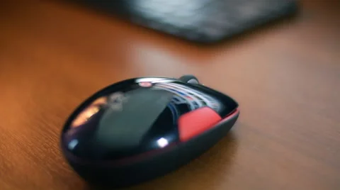 Wireless Computer Mouse Stock Footage 49683888