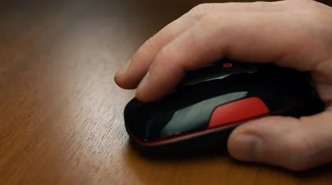 Wireless Computer Mouse Stock Footage 49684661