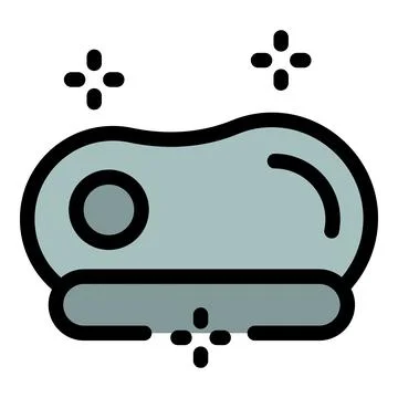 Wireless computer mouse glowing with futuristic design 스톡 일러스트