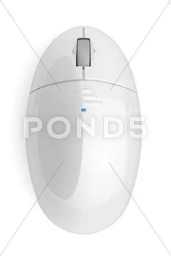 Wireless computer mouse Stock Illustration