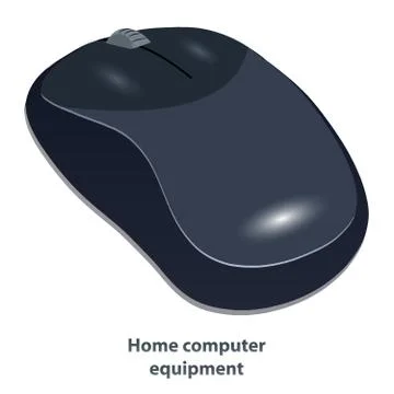 Wireless computer mouse Stock Illustration