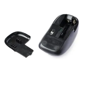 Wireless computer mouse isolated over white background Foto stock