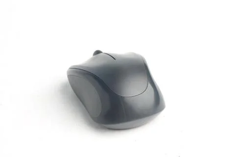 Wireless computer mouse isolated on white background Stock Photos