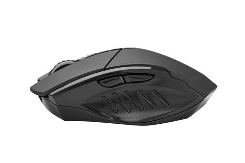 Wireless computer mouse isolated on white background. Stock Photos