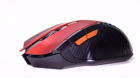 Wireless computer mouse in motion. Stock Footage 126594116