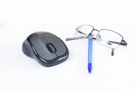 Wireless computer mouse Stock Photos