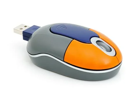 Wireless computer mouse Stock Photos