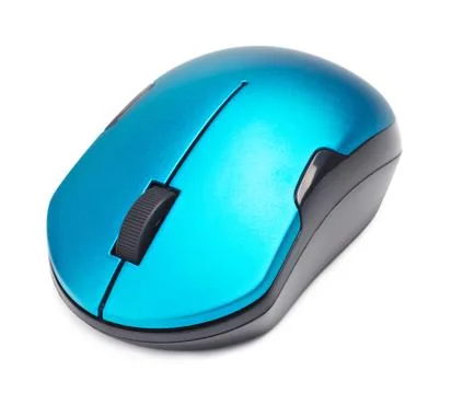 Wireless computer mouse Foto stock