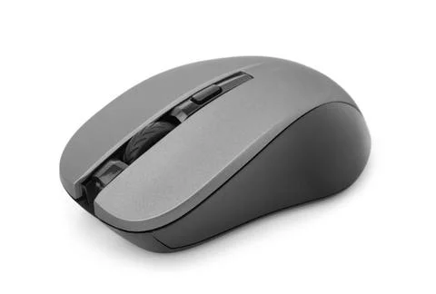 Wireless computer mouse Wireless computer mouse isolated on white Copyrigh... Stock Photos