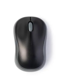 Wireless computer mouse Wireless computer mouse isolated on white backgrou... Stock Photos