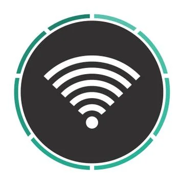 Wireless computer symbol Stock Illustration
