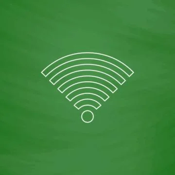 Wireless computer symbol Stock Illustration