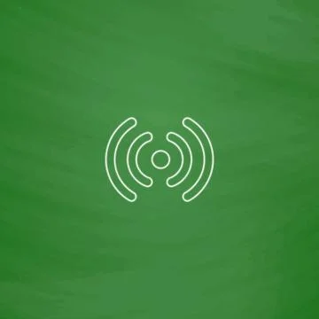 Wireless computer symbol Stock Illustration