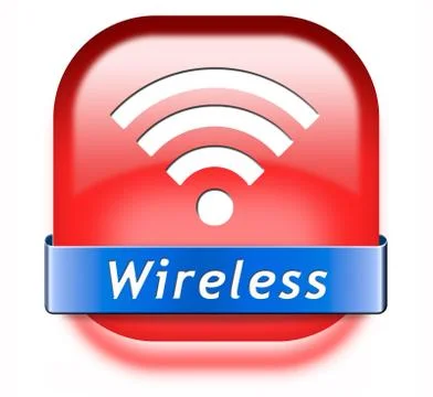 Wireless connection Illustrazione stock