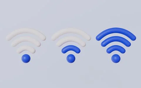 Wireless connectivity, Enable remote internet access, Connection or Signal Stock Illustration