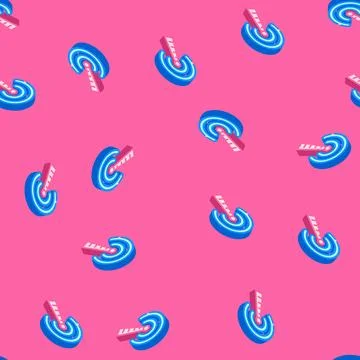 Wireless connectivity isometric icon seamless pattern 스톡 일러스트